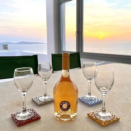 Lalu Mykonos - Sunset - 3 Ensuite Br, 140sqm, 2022 Renovated Nyaraló *